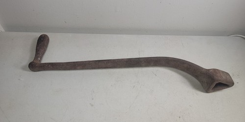 Vintage hand crank wrench - hand,