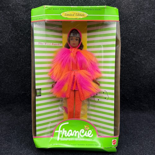 1996 mattel francie wild - wild, bunch