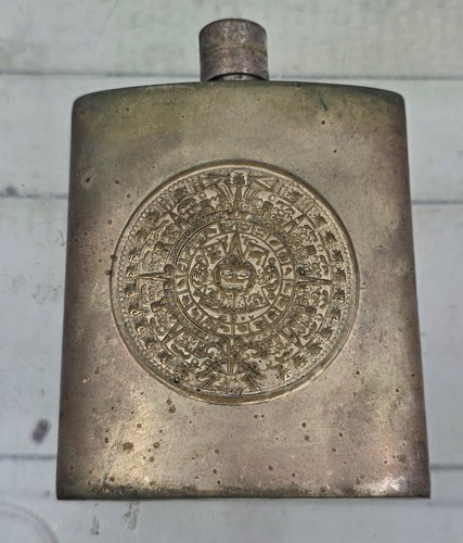 Vintage mexican aztec calendar - mexican,