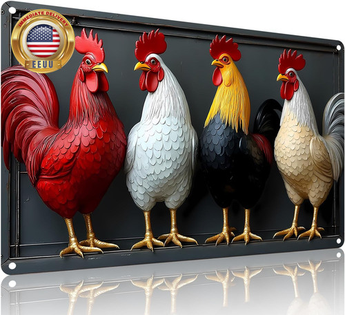 Chicken gifts rooster décor - chicken,