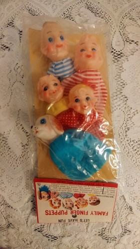 Vtg toys family finger - vtg,