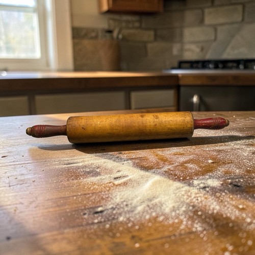 Vintage wooden rolling pin - vintage,