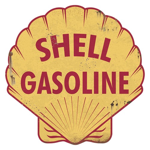 Large shell gasoline gas - 36",