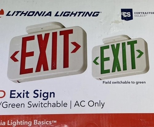 Led exit sign lithonia - exit,
