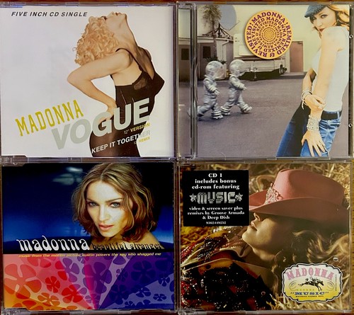 Madonna singles bulk - madonna,