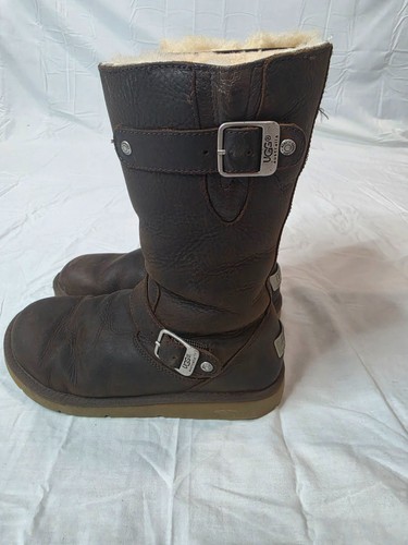 Ugg kensington brown leather - brown,