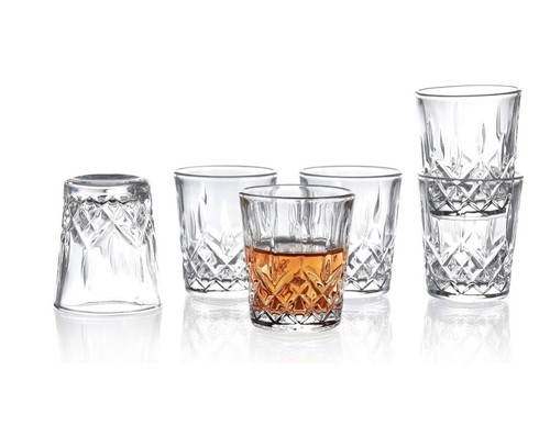 Carved patterns shot glasses - shot,