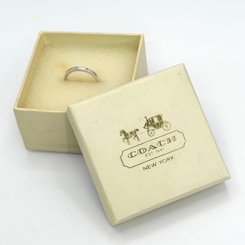 Coach silver 925 - coach, ring