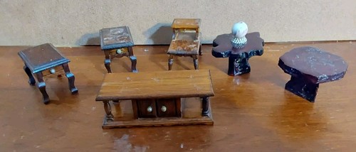 Vintage dollhouse furniture - vintage,