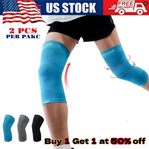 Knee sleeves copper silver - 2x,