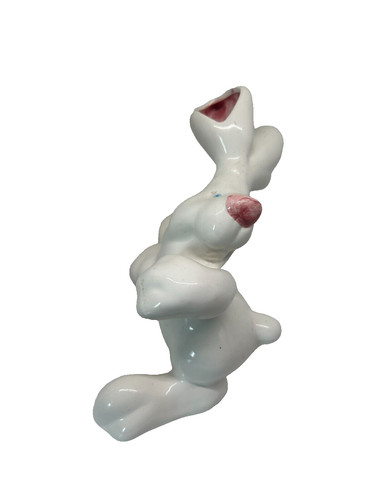 White ceramic whimsical lop - whimsical,