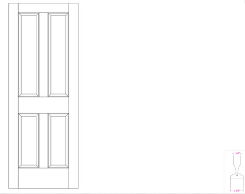 Mahogany traditional raised - mahogany,