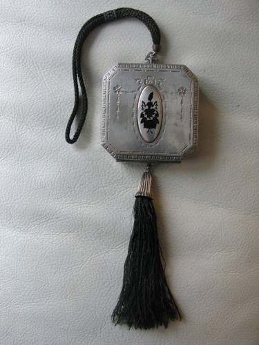 Antique art deco nickel silver - deco,