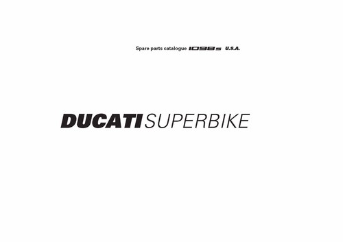 Ducati parts manual book - manual,