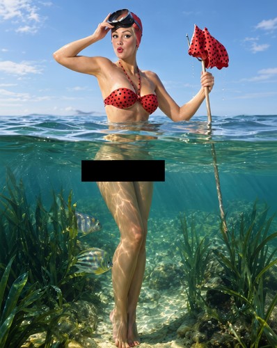 Surprise catch vintage - surprise, pin-up