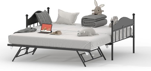 Twin metal daybed with - twin,