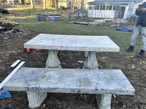 Large picnic patio concrete - large, picnic/patio