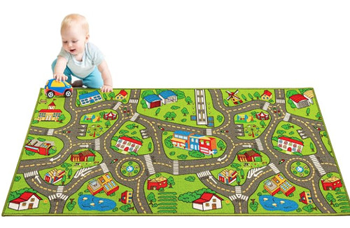 Kids carpet playmat rug city - playmat,