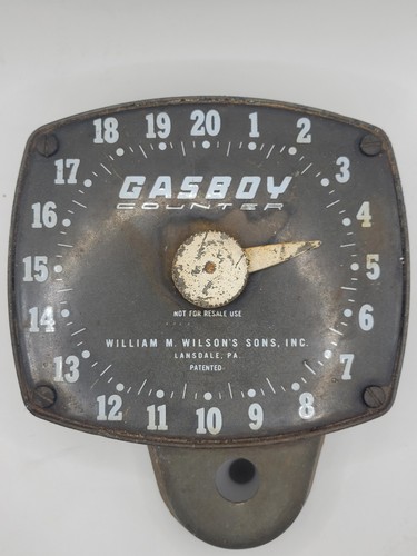 Vintage gasboy pump dial - gasboy,