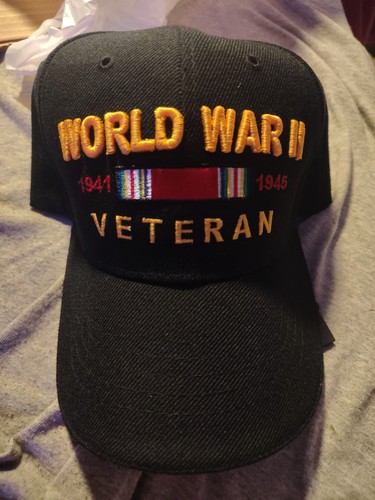 Embroidered black world war - black, 2