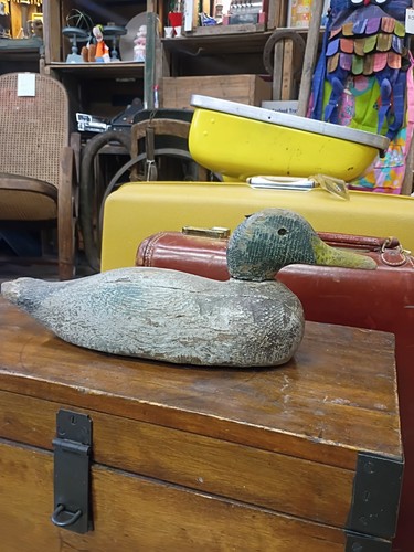 Antique mason decoy - decoy, factory