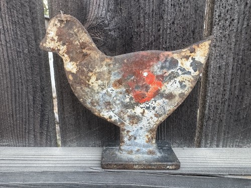 Antique cast iron shooting - iron,