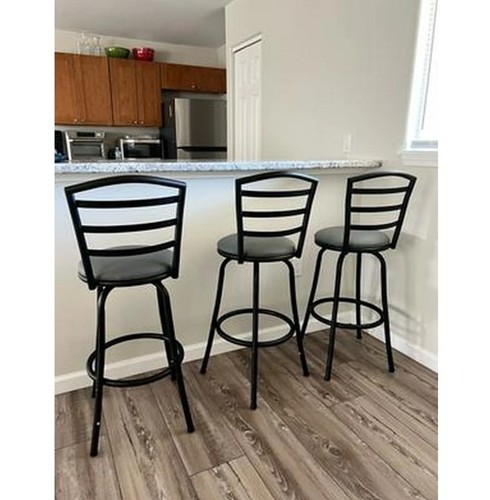 Set swivel bar stools - 3,