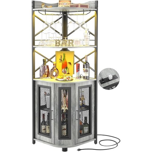 Corner wine cabinet - corner, charging