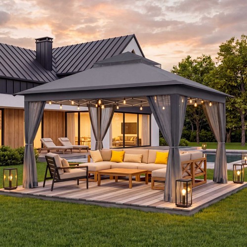 Portable patio gazebo tent - gazebo,