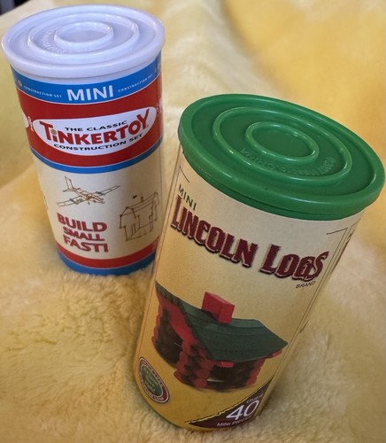 Mini lincoln logs log cabin - logs,