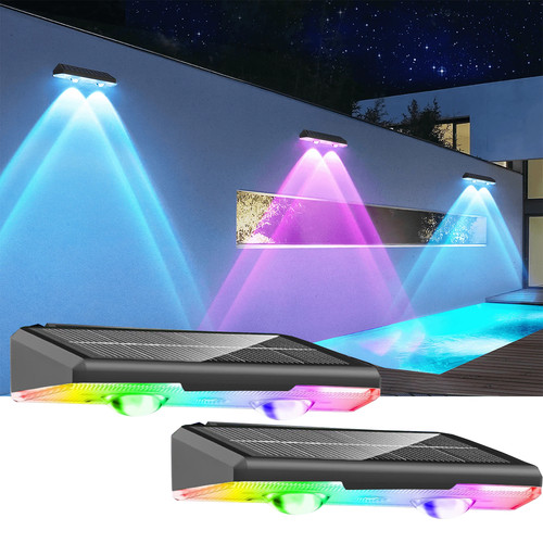 2pack led solar power wall - 2pack,