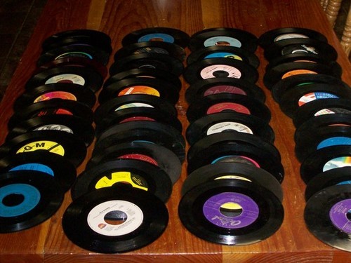 Lot 45 rpm records - of,