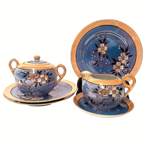 Vintage japanese lusterware - japanese,