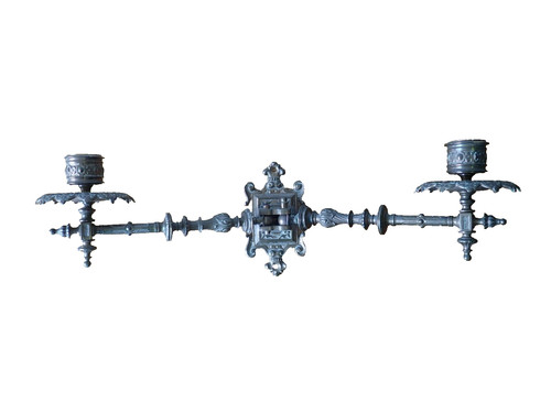 Victorian piano wall candle - victorian,