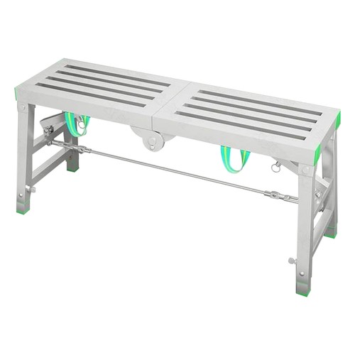 Folding work platform non - work, non-slip