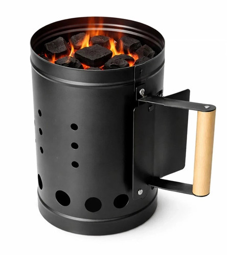 Bbq charcoal chimney starter - charcoal,