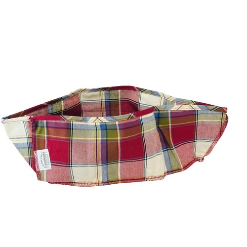 Longaberger paprika plaid row - plaid,