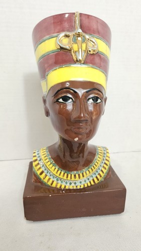 Nefertiti ceramic display bust - nefertiti,