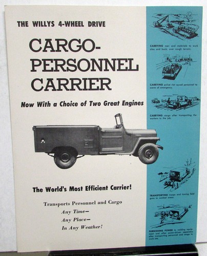 1954 willys jeep - jeep, cargo