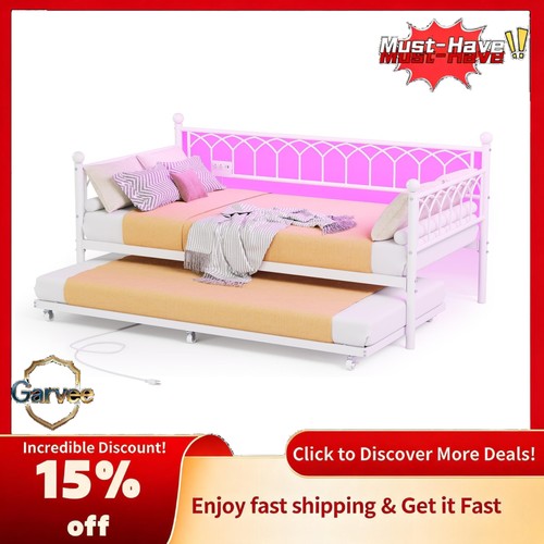 Trundle twin daybed metal - trundle,