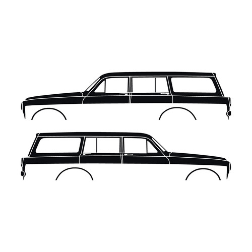 Set car decal stickers - car,
