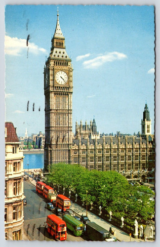 Vintage postcard posted big - vintage,