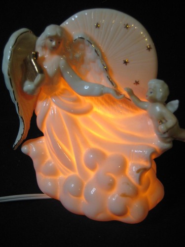 Vtg table lamp night - table,
