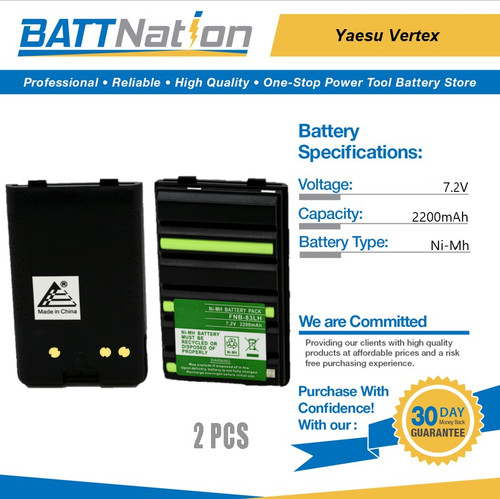 2200mah nimh battery - 7.2v,