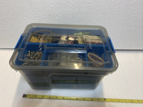 Vintage old sewing box - old, loaded