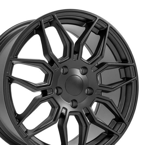 18x8 19x10 satin black - satin,