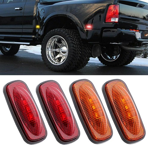 Red amber lens - red,