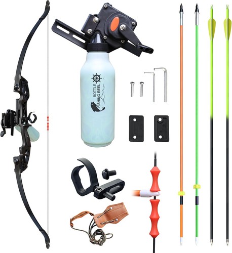 Bowfishing bow and arrow set - bowfishing,