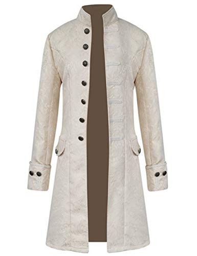 Men steampunk coat colonial - men's,