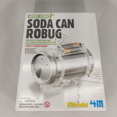 Soda can robug green - soda,